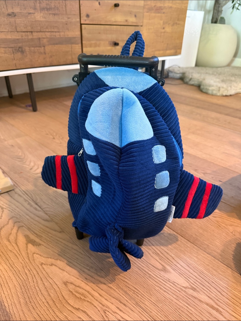 Boys Popatu plane rolling backpack